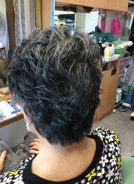 ニュアンスパーマ　集中育毛ケア　ヘアエステ　80代