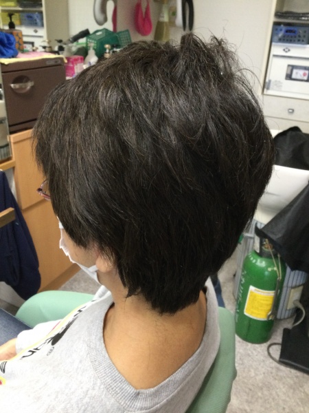 カラーリング　カット　炭酸泉スパ　ヘアエステ　50代