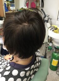 カラーリング　カット　ヘアエステ　60代