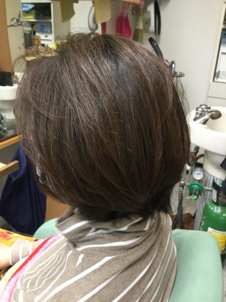 カット　集中育毛ケア　ヘアエステ　50代