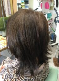 カラーリング　カット　炭酸泉スパ　ヘアエステ　50代