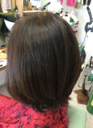 カラーリング　集中育毛ケア　ヘアエステ　60代