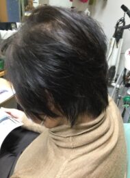 カラーリング　カット　集中育毛ケア　ヘアエステ　70代