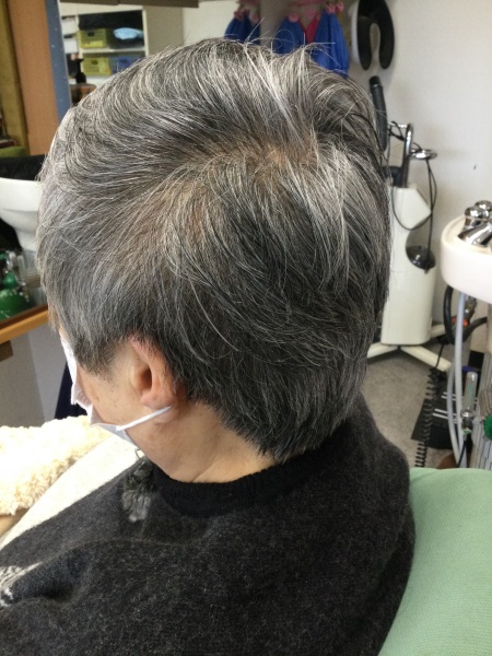 カット　炭酸泉スパ　ヘアエステ　80代