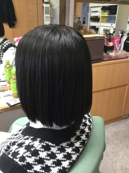 縮毛矯正　ヘアエステ　高校生