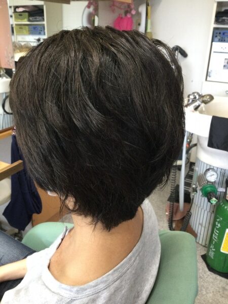 カラーリング　カット　炭酸泉スパ　ヘアエステ　50代