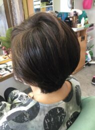 カラーリング　カット　炭酸泉スパ　ヘアエステ　60代