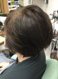 カラーリング　カット　炭酸泉スパ　ヘアエステ　60代