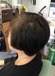 カラーリング　カット　ヘアエステ　60代