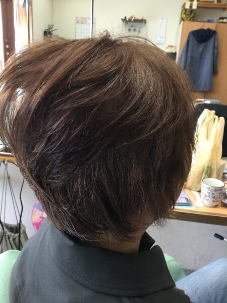 カラーリング　カット　集中育毛ケア　ヘアエステ　50代