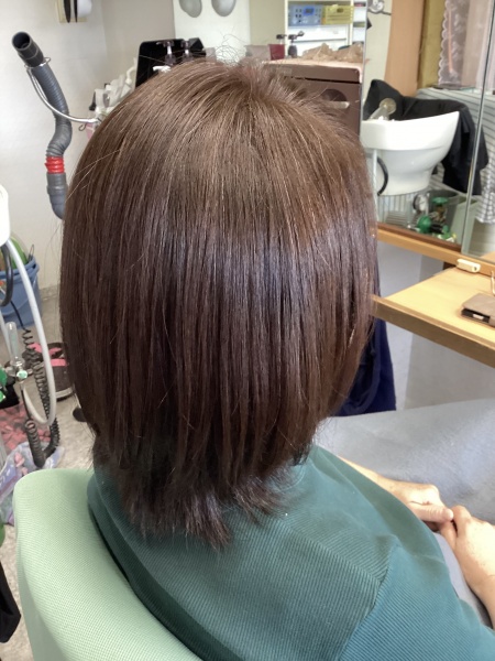 カラーリング　ヘアエステ　集中育毛ケア　50代