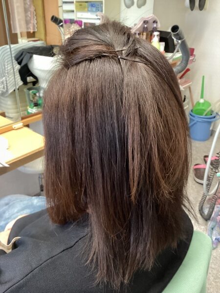 カラーリング　カット　集中育毛ケア　ヘアエステ　50代