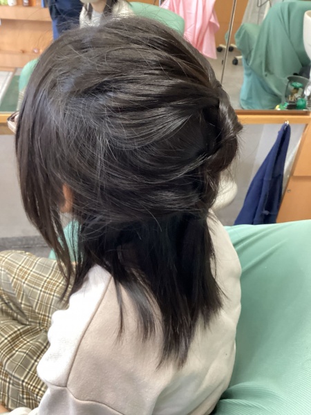 カット　ヘアエステ　炭酸泉スパ（お孫さんと一緒に）　　