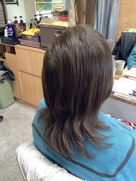 カラーリング　ヘアエステ　70代