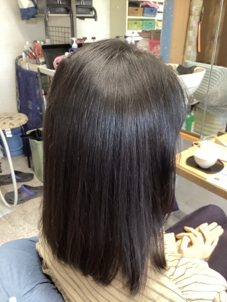 カラーリング　カット　ヘアエステ　50代