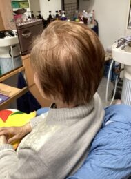 カラーリング　カット　ヘアエステ　集中育毛ケア　　70代