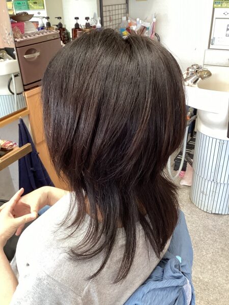 カラーリング　カット　ヘアエステ　40代