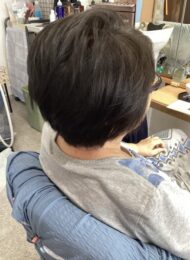 カラーリング　カット　ヘアエステ　炭酸泉ヘッドスパ　70代