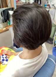 カット　炭酸泉ヘッドスパ　ヘアエステ　60代