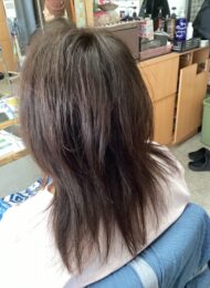 カット　カラーリング　炭酸泉ヘッドスパ　ヘアエステ　30代