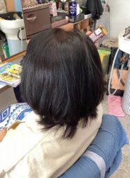 カラーリング　カット　炭酸泉ヘッドスパ　ヘアエステ　60代