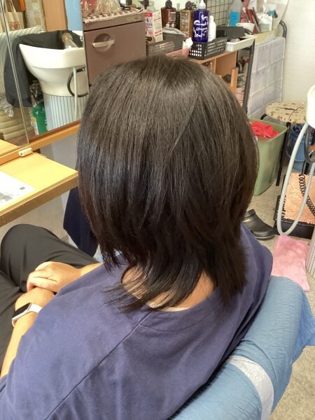 カット　カラーリング　集中育毛ケア　ヘアエステ　50代