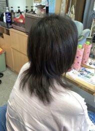 カット　カラーリング　集中育毛ケア　ヘアエステ　70代